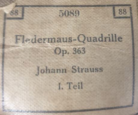 Fledermaus quadrille